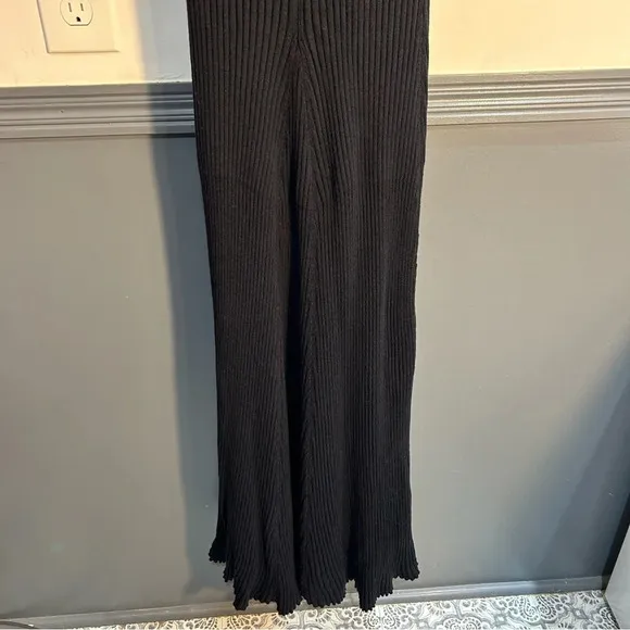 Free People Sweet As Honey Slip Dress in Black - size small LBD