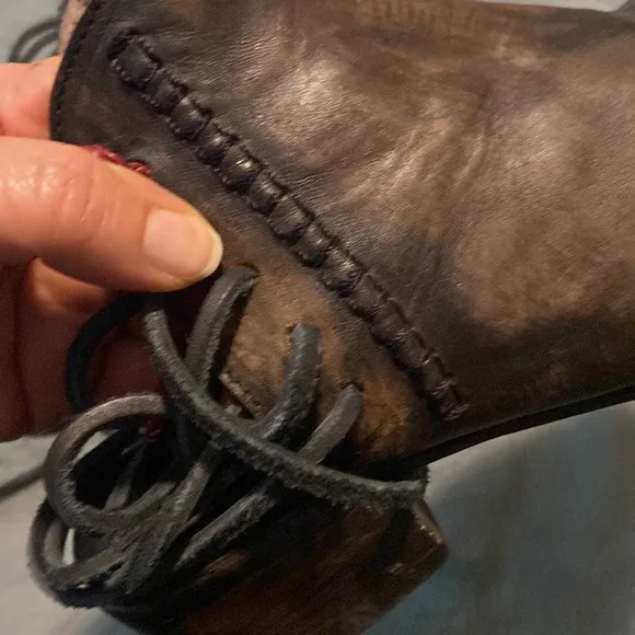🔥🔥🔥☄️Freebird JoJo Brown Boot Sandals Tie In Back Size 9