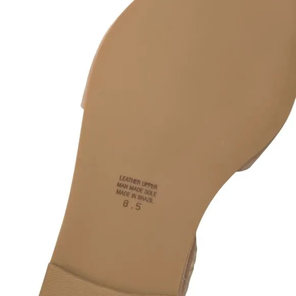 French Sole fs/ny Quotable Sandals in Nude Nubuck