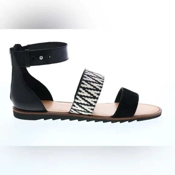 Frye &amp; Co. | Port 2 Band Suede Sandals — 7.5 — NWT