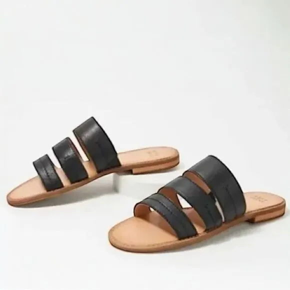Frye &amp; Co. Evie 3 Band Slide Sandals