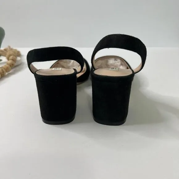 FURLA Suede Block heel Sandals Sz 37