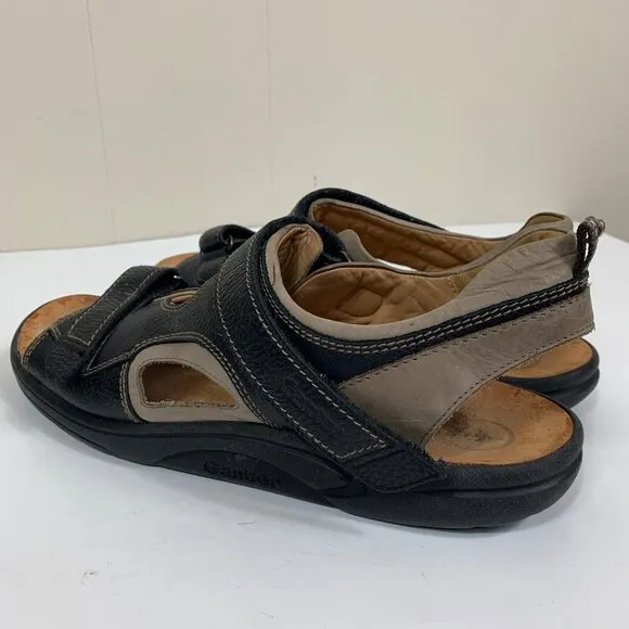 Ganter Men’s Sport Nubuck Leather Ankle Strap Sandals - Size 13