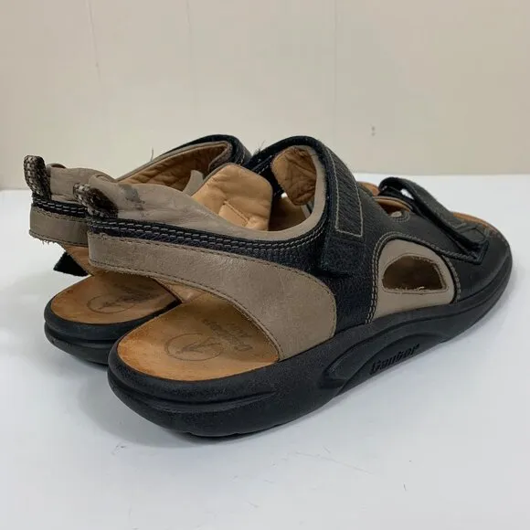 Ganter Men’s Sport Nubuck Leather Ankle Strap Sandals - Size 13