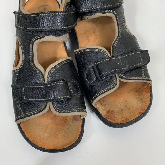 Ganter Men’s Sport Nubuck Leather Ankle Strap Sandals - Size 13