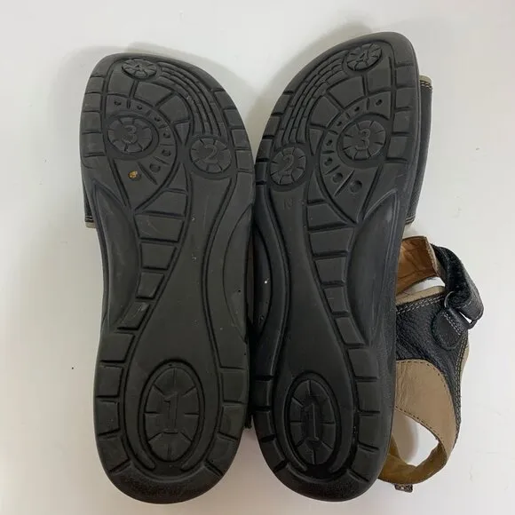 Ganter Men’s Sport Nubuck Leather Ankle Strap Sandals - Size 13