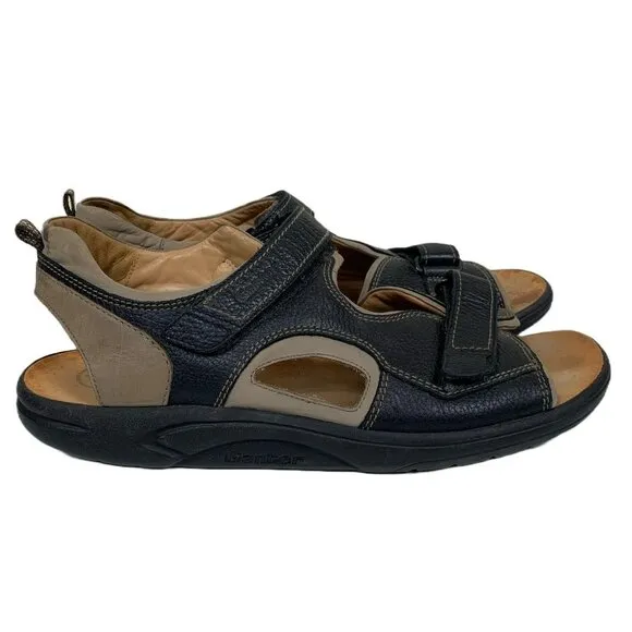 Ganter Men’s Sport Nubuck Leather Ankle Strap Sandals - Size 13