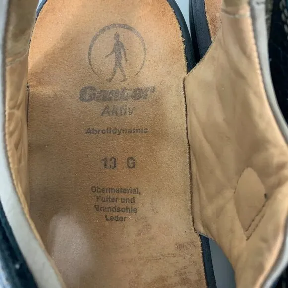 Ganter Men’s Sport Nubuck Leather Ankle Strap Sandals - Size 13
