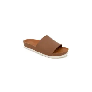 GENTLE SOULS KENNETH COLE Mens Brown Montauk Platform Slide Sandals Shoes 8