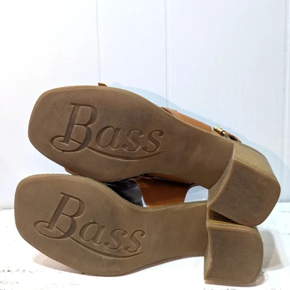 GH Bass Palmer Kiltie Fringe Heeled Sandal in Tan Size 7 Boho Festival Concert