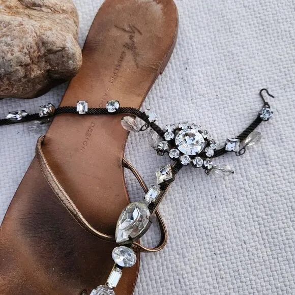 Giuseppe Zanotti bejeweled sandals