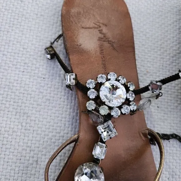 Giuseppe Zanotti bejeweled sandals
