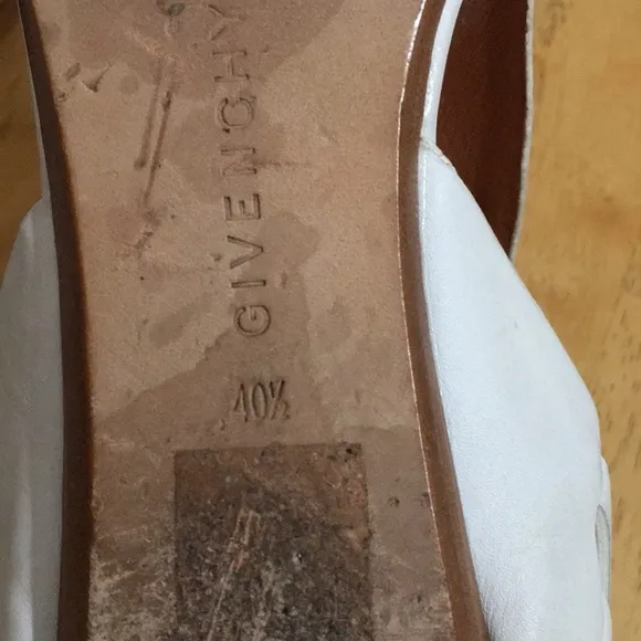 Givenchy Gladiator Sandals White Sz 40.5