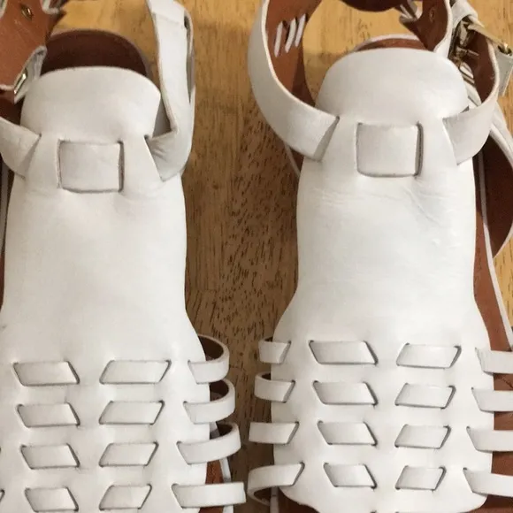 Givenchy Gladiator Sandals White Sz 40.5