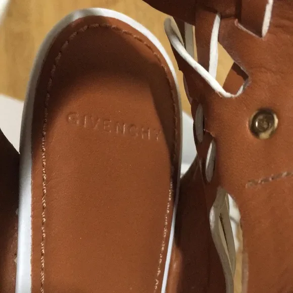 Givenchy Gladiator Sandals White Sz 40.5