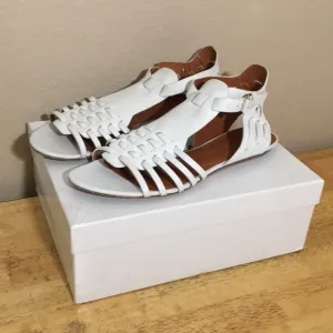 Givenchy Gladiator Sandals White Sz 40.5