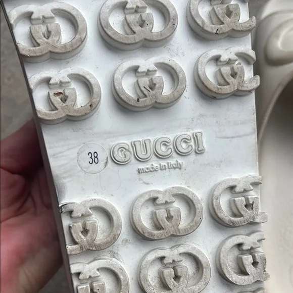 Gucci Women’s White Slide Sandals