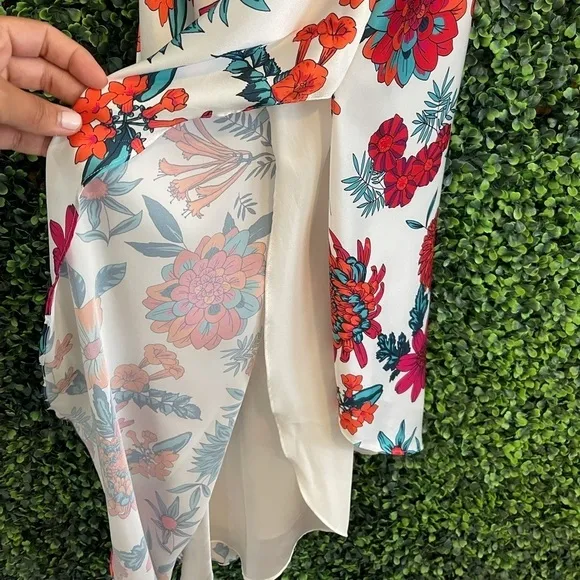HANEY GOLDIE FLORAL PRINT DRESS