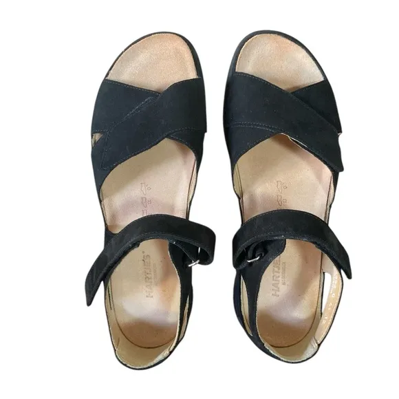 Hartjes Sandals Women's Size 10.5 Black