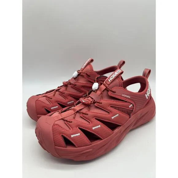 Hoka One Hopara Trail Hiking Sandals Brick Red 1123112 CLYC M9.5/W 10.5