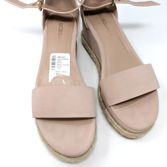 🚨🎉Host Pickx3🎉BCB Pink Shoes Velour Blush Sandals