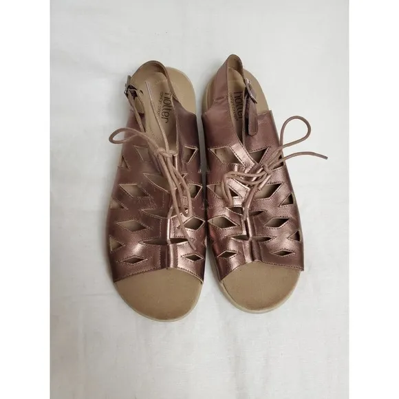 Hotter Comfort Concept Imogen Blush Pink Sandals Women's Size US 11 EU 41