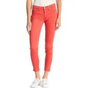 HUDSON Krista Ankle Super Skinny Jeans Currant Red sz 26 Women's Colored Denim