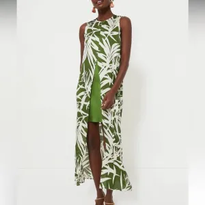 HYACINTH HOUSEFern Floral Overlay Octavia Maxi Dress
