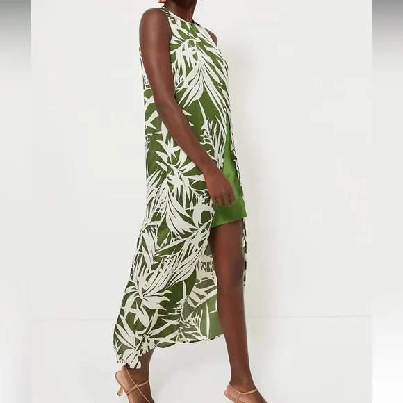 HYACINTH HOUSEFern Floral Overlay Octavia Maxi Dress