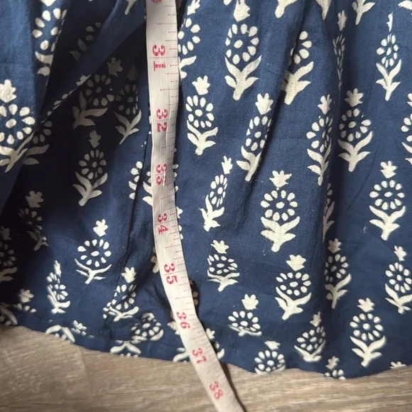 India Collection by Emerson Fry Marguerite Blue Isla Dress M/L