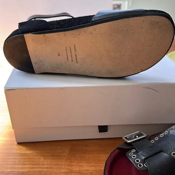 Isabel Marant Black Sandals