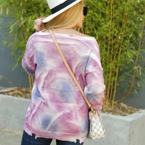It's a TIE DYE THING Casual Sweater Top