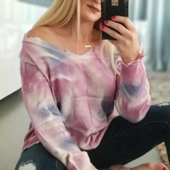 It's a TIE DYE THING Casual Sweater Top