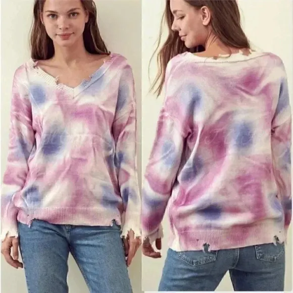 It's a TIE DYE THING Casual Sweater Top