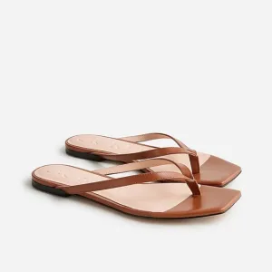 J Crew New Capri Thong sandals in leather Sz 9
