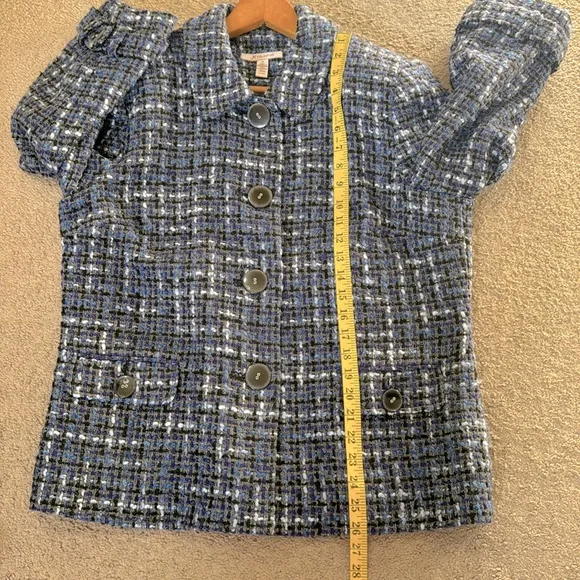 J. M Collections Blue Blazer Jacket Excellent Condition Size 14