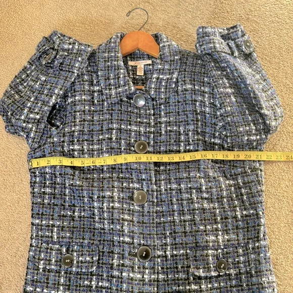 J. M Collections Blue Blazer Jacket Excellent Condition Size 14