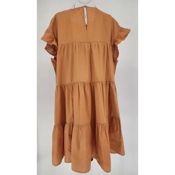 Jack &amp; Avery Tiered Ruffle Baby Doll Dress - Women's Size XL