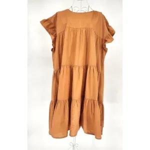 Jack &amp; Avery Tiered Ruffle Baby Doll Dress - Women's Size XL