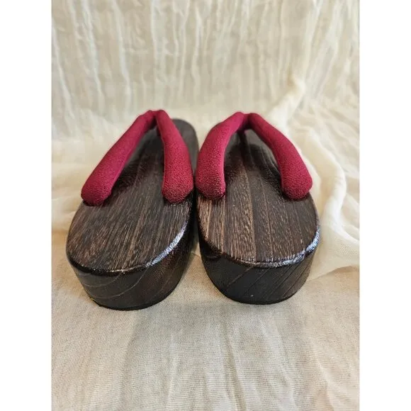Japanese Geta Wooden clog sandals size 7.5-8 (24 cm) for kimono