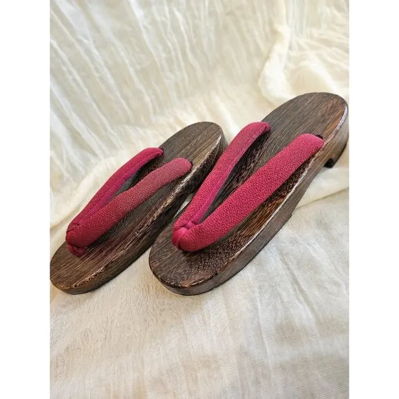 Japanese Geta Wooden clog sandals size 7.5-8 (24 cm) for kimono