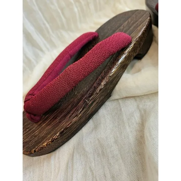 Japanese Geta Wooden clog sandals size 7.5-8 (24 cm) for kimono