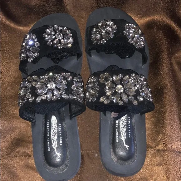 Jeffrey Campbell Free People Crystal Embellished