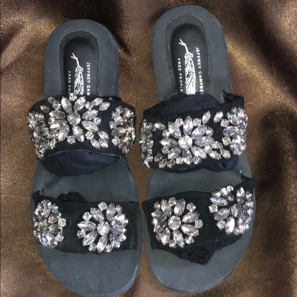Jeffrey Campbell Free People Crystal Embellished