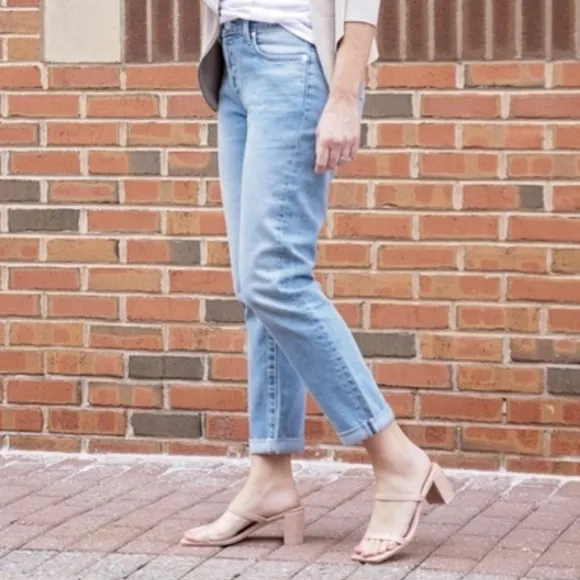 Jeffrey Campbell Jamm-3 Jelly Slide Minimalist Sandals in Nude, Size 9