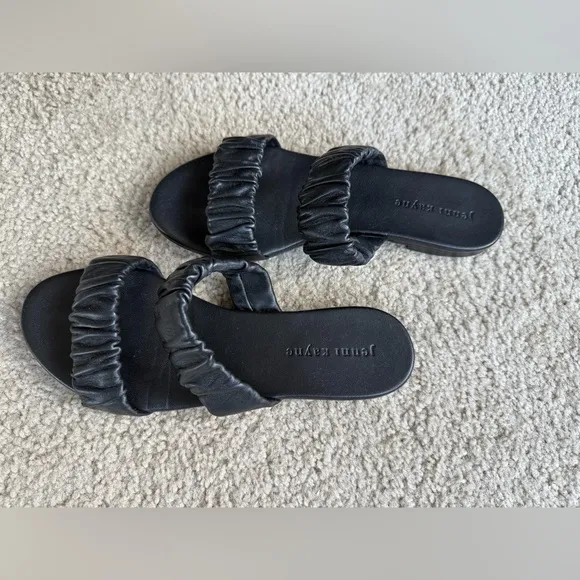 Jenni Kayne Black Leather Sandals
