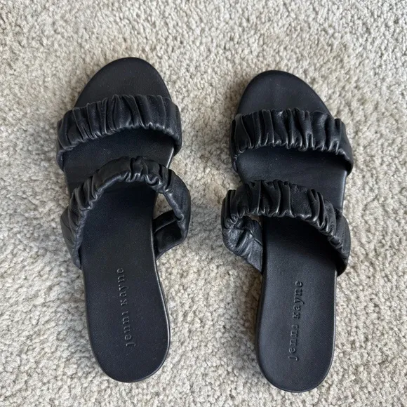 Jenni Kayne Black Leather Sandals