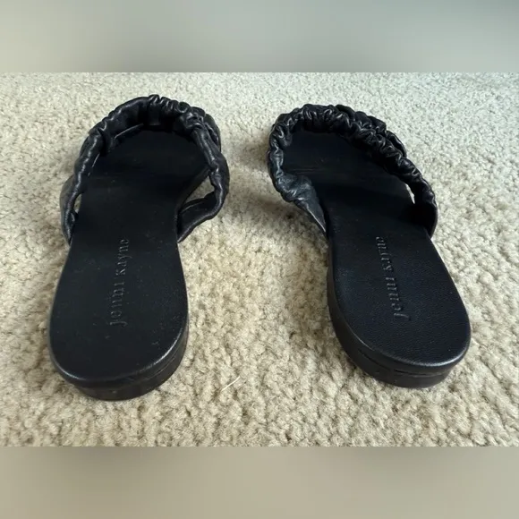 Jenni Kayne Black Leather Sandals