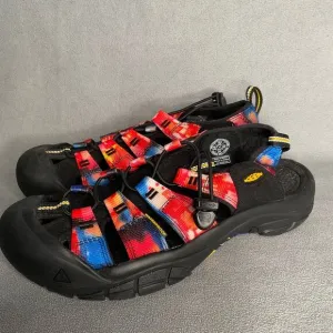 Jerry Garcia X Keen Newport Retro Men’s 9,5 New York At Night Sandals 1024316