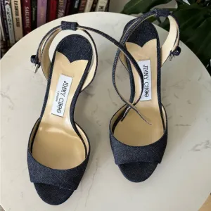 Jimmy Choo Miranda 65 Denim sandals